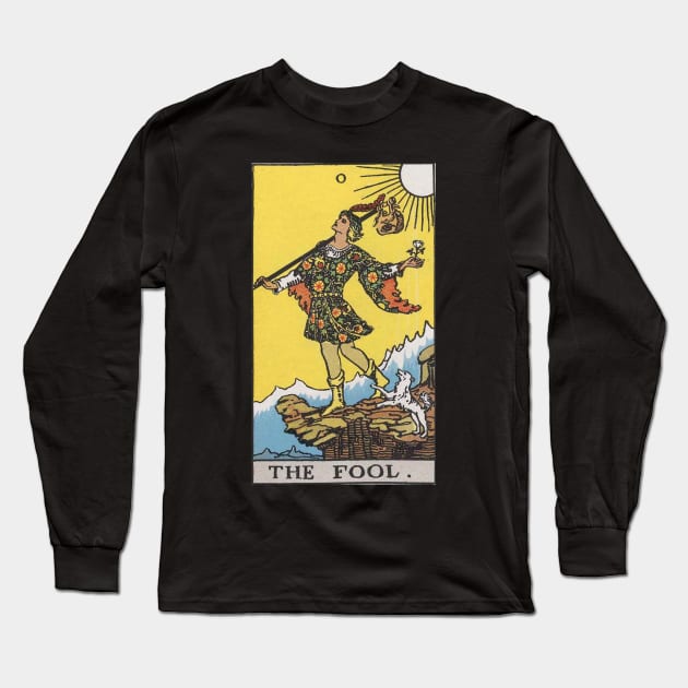 Tarot - The Fool Long Sleeve T-Shirt by kaliyuga